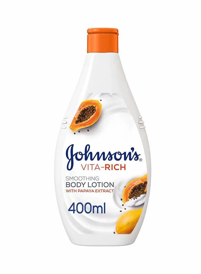 Johnson's Body Lotion Vita-Rich Smoothing With Papaya Extract 400ml