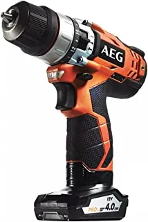 Aeg Bsb12C2-0 12V Percussion Drill Driver, Orange/Black (Battery Not Included)