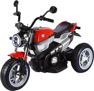 Complex Motorbike Electrice Ride On Car For Kids Gray And Red, 687700311171
