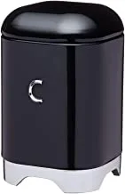 KitchenCraft Lovello Coffee Canister, 11 cm Width x 18 cm Height, Black