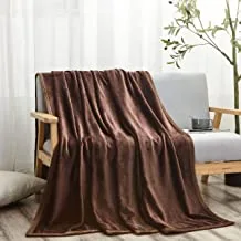 DONETELLA Fleece Blanket in 300 GSM Soft and Cozy Lightweight Velvet Blanket Ideal For Couch, Bed, Travel, Camping Available in King Size and Single Size (بطانية مخمل)