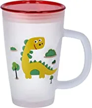 Royalford 11 Oz Fruit Design Frosty Mug With Lid - Comfortable Handle With Broad Opening Easy To Clean | Ideal For Tea, Coffee, Juice & More(Assorted Colors)