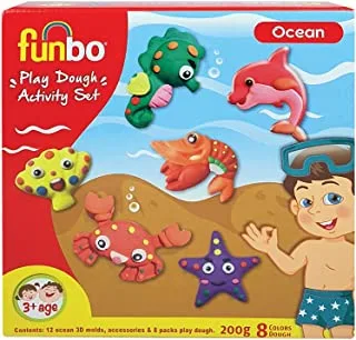 Funbo Play Dough Activity set Ocean 200g+molds