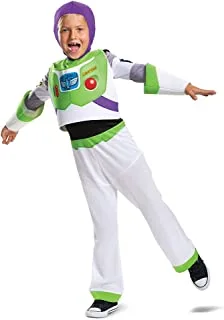 Disguise Buzz Lightyear Classic Toy Story 4 Child Costume, White, M (7-8), 90192K