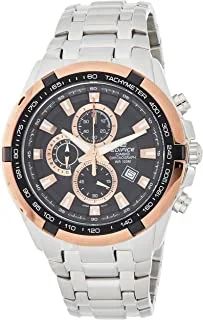 Casio Edifice Men's Black Dial Stainless Steel Watch - EF-539D-1A5VUDF
