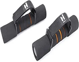 Hirmoz Soft Dumbbell with Straps Handles Set 2 x 1KG - By Iron Master, For Fitness Training, Body Building, Black