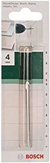 BOSCH - Drilling holes in soft tiles and unhardened glass, with ground tungsten carbide tip, 4.00 mm Diameter, 64 mm Total Length, 1 piece