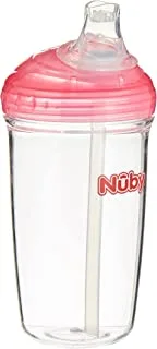 Nuby Soft Silicone Spout Drinking Feeding Cup Made With Tritan For Kids And Toddlers- 6Months+,300Ml, Piece of 1