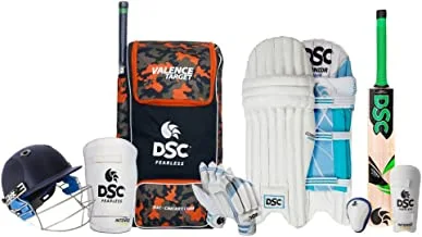 DSC Premium Complete Kit with Helmet Cricket Kit Size 3