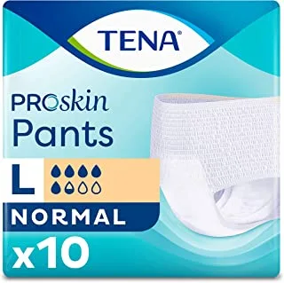 Tena Proskin Normal Incontinence Adult Pants, Large, 10 Count