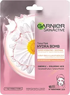 Garnier Skinactive Camomile Hydrating Face Tissue Mask For Dry And Sensitive Skin 28G