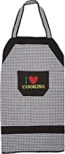 Kuber Industries Checkered Cotton Apron - Multicolour