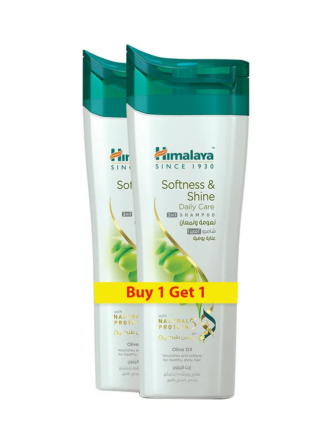 Himalaya Pack Of 2 Shampoo Daily Care 2 In 1 Soft And Shine 400ml