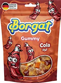 Borgat Cola Gummy Candy Pouch, 80g - Pack of 1