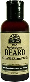 Okay Men Professional Beard Cleanser & Wash, 4oz