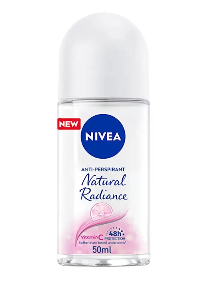 Nivea Natural Radiance Antiperspirant Roll On 50ml