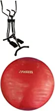 Elliptical Trainer 360 Degree With Yoga Ball World Fitness, Red - 85 Cm