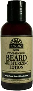 Okay Men Professional Beard Moisturizing Lotion, 4Oz