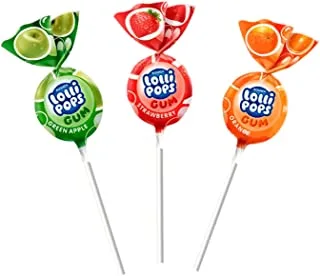 Roshen Mixed Fruit Flavours & Chewing Lollipops Gum, 920 g, Blue