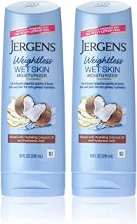 Jergens Wet Skin Moisturizer Coconut Oil 10 Ounce (295Ml) (2 Pack)