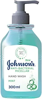 Johnson's Anti-Bacterial Micellar Hand Wash, Mint, 300 ml
