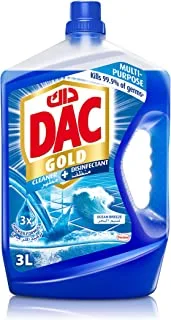 Dac Disinfectant Gold Floor Cleaner - Ocean Breeze, 3L