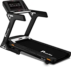 Powermax Fitness Ta-C5 4Hp (6Hp Peak) Motorized Treadmill With Free Installation Assistance, Commercial & Automatic Incline, Black
