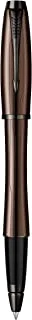 قلم باركر إيربان بريميوم معدني رولربال - بني معدني بحافة سوداء - حبر أسود - علبة هدية | 5941