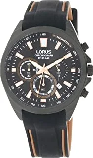 Lorus sports chronograph silicone strap men's watch rt383hx9