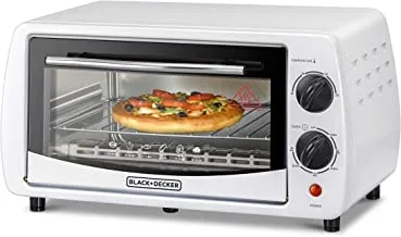 BLACK+DECKER 800W 9L Toaster Oven, 90-230° Temp Setting Double Grill With Convection, Double Glass Door For Safety With Multiple Accessories, For Toasting/ Baking/Broiling TRO9DG-B5