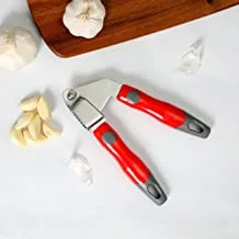 Stainless Steel Garlic Press With Pp Handle, Dc1932 | Professional Grade | Easy Clean | Dishwasher Safe & Rustproof | Elegant Design | Hassle Free Construction