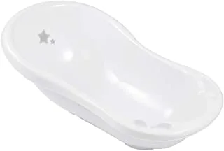 Keeeper-84 Cm Baby Bath - With Plug- Stars White