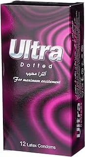 Ultra condoms 12 Pieces, Dotted