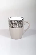 Reusable Stoneware Coffee Mug 350 ML- Large Coffee & Tea Mug, Traditional Extra Large Tea Mug, Thick Wall Small Portable Mug | Ideal for Hot & Cold Drinks (Colour Splash)
