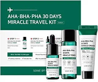SOME BY MI AHA-BHA-PHA 30 Days Miracle Travel Kit (Toner 30ml, Serum 10ml, Cream 20g)