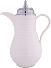 Flora Coffee And Tea Vacuum Flask Ivory White, Chrome, 1 Liter