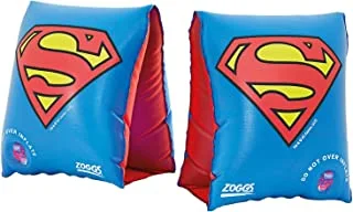 Zoggs Superman Comics Junior Kids Inflatable Swimming Armbands 2-6 Years
