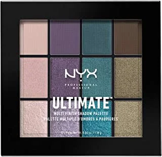 NYX Professional Makeup Ultimate Multi-Finish Shadow Palette, Smoke Screen 07 USP07