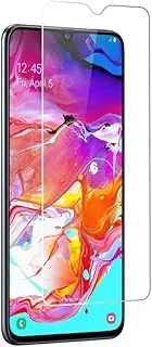 Al-HuTrusHi Galaxy A70s Screen Protector HD-Clear Tempered Glass Screen Protector [Case-Friendly][Anti-Scratch][Bubble-Free] Screen Protector Glass