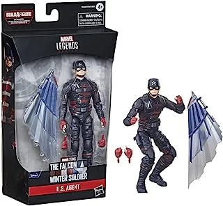Avengers Hasbro Marvel Legends Series 6-Inch Action Figure Toy U.S. Agent And 2 Accessories, For Kids Ages 4 And Up