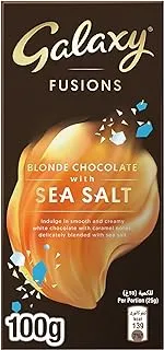 Galaxy Fusions Blonde Sea Salt Chocolate, 100 g