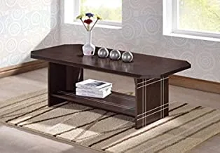Coffee Table Wooden, Brown -Ct561 125.8 X 63.6 X 61Cm