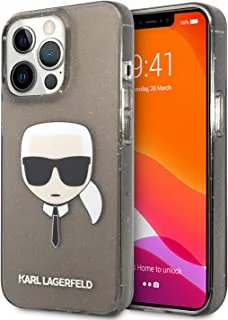 Karl Lagerfeld TPU Full Glitter Karl Head Case For iPhone 13 Pro (6.1