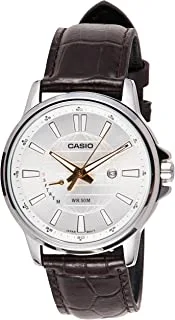 Casio Watch For Men Leather Mtp E137L 7Avdf, Analog