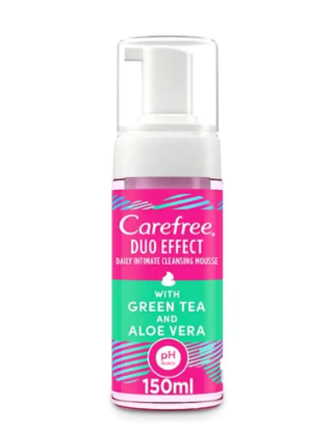 Carefree Duo Effect Intimate Cleansing Mousse 150ml