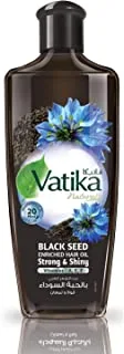 Vatika Naturals Black Seed Enriched Hair Oil 200ml | Natural & Herbal | Strengthen & Nourishes | Promotes Strong & Shiny Hair