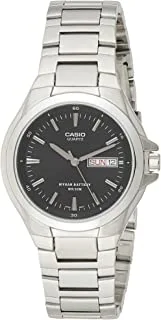 Casio Mens Quartz Watch, Analog Display And Stainless Steel Strap Mtp-1228D-1Avdf