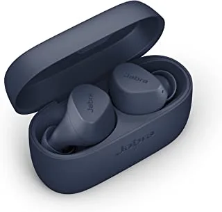 سماعات أذن جابرا إليت 2 اللاسلكية بتقنية البلوتوث - عازلة للضوضاء ، سماعات لاسلكية حقيقية مع ميكروفونين مدمجين ، جهير غني ، صوت قابل للتخصيص و Alexa مدمج (Android فقط) - أزرق داكن