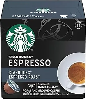Starbucks Espresso Roast by Nescafe Dolce Gusto 12 Capsules