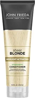 John Frieda Sheer Blonde Glistering Perfect Conditioner Platinum To Champagne - 8.45 Oz ( Pack of 3 )